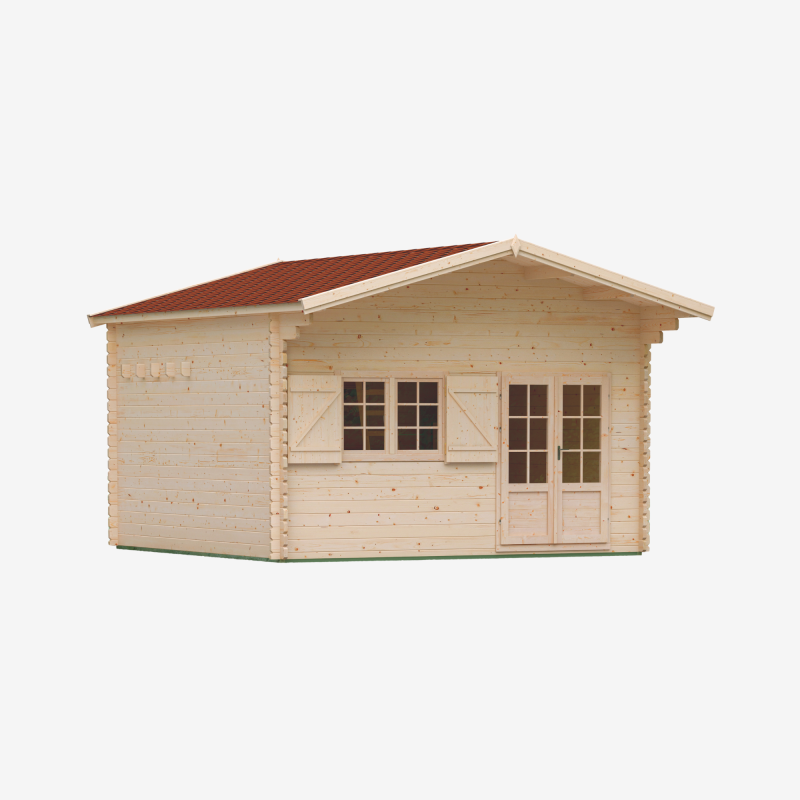 Caseta de madera Jasmin Duplex - 19,2 m2