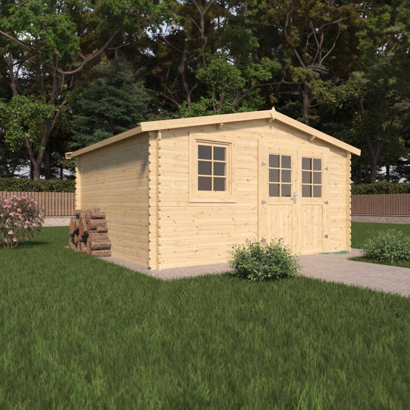 Caseta de madera Vallo - 12 m2 4 Caseta de madera Vallo - 12 m2