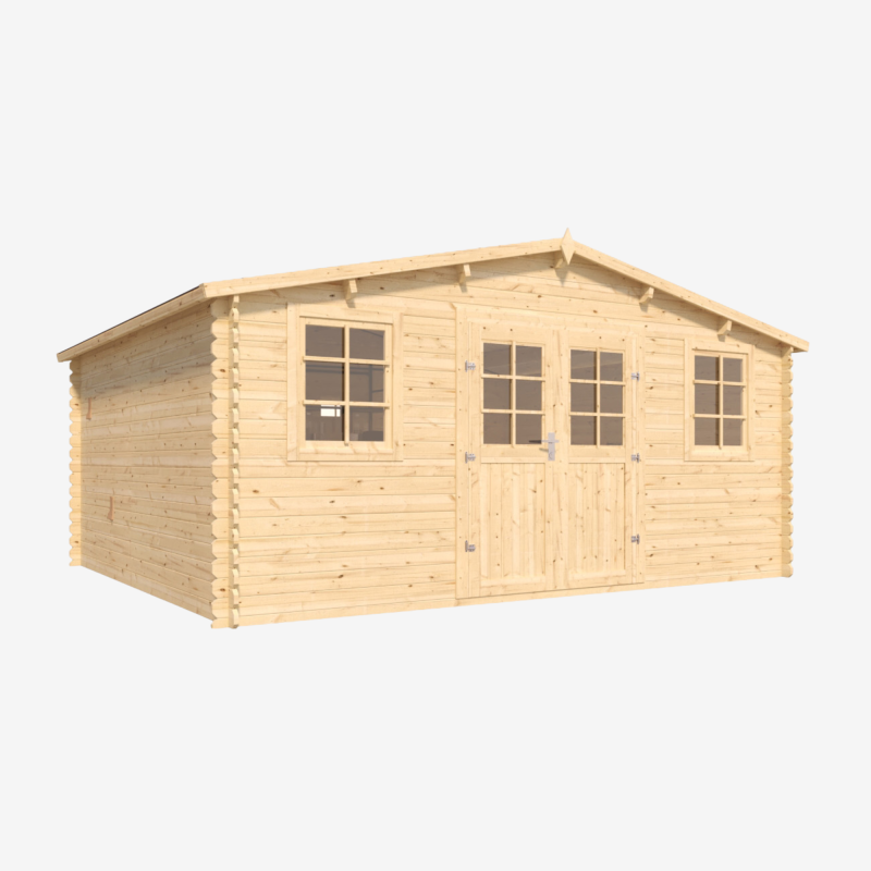 Caseta de madera Vallo - 17 m2