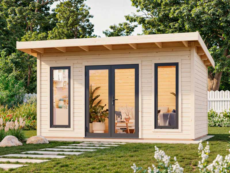 Caseta de madera Aurelia - 12,7 m2 4 Caseta de madera Aurelia - 12,7 m2 - Imagen 3