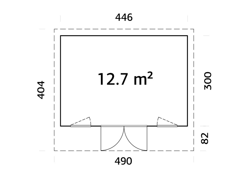 Caseta de madera Aurelia - 12,7 m2 3 caseta-de-madera-aurelia12,7-m2-micasademadera5