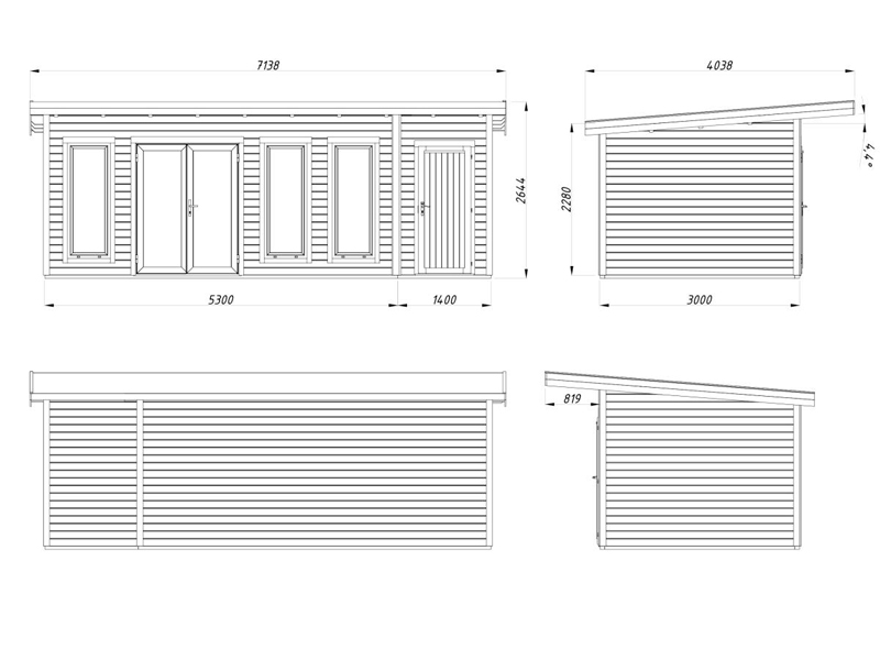 Caseta de madera Aurelia - 19,2 m2 9 caseta-de-madera-aurelia19,2-m2-micasademadera4