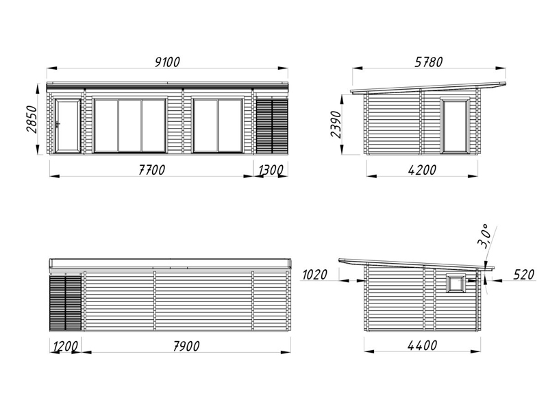 Caseta de madera Cecilia 27,3 m2 5 caseta-de-madera-cecilia27,3-micasademadera6