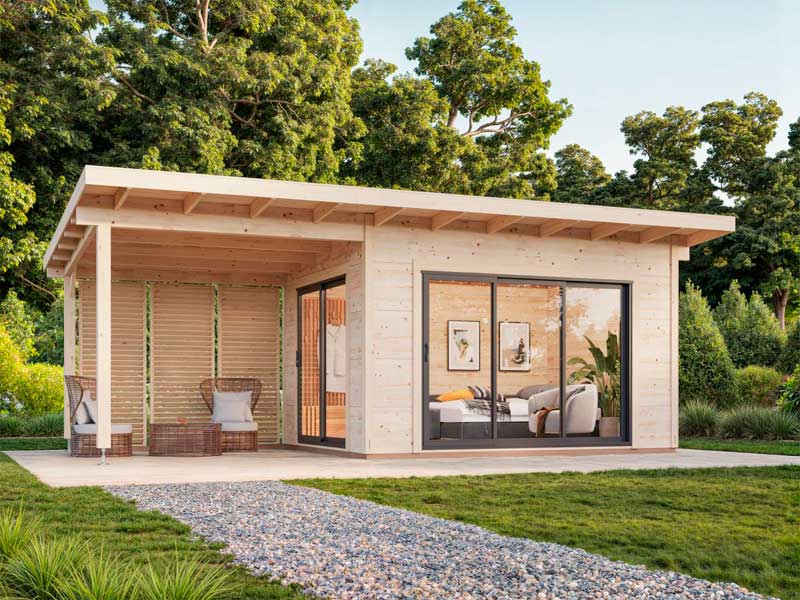 Caseta de madera Grace 11,2 m2 + 8,2 Slide Plus 9 Caseta de madera Grace 11,2 m2 + 8,2 Slide Plus - Imagen 8