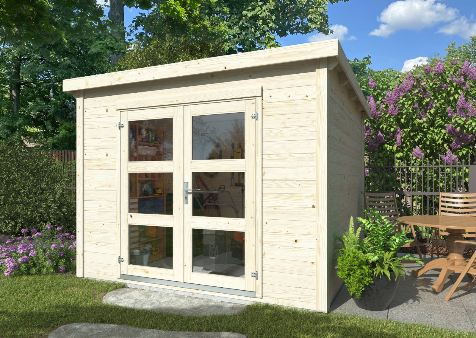 Caseta de madera Lya 1 - 7,5 m2 4 Caseta de madera Lya 1 - 7,5 m2 - Imagen 3