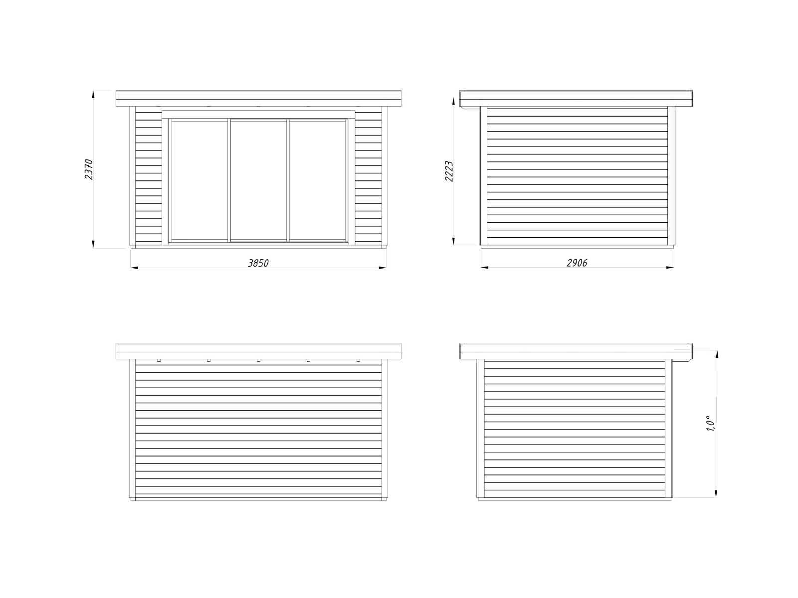 Caseta de madera Lydia - 10,8 m2 7 Caseta de madera Lydia - 10,8 m2 - Imagen 6