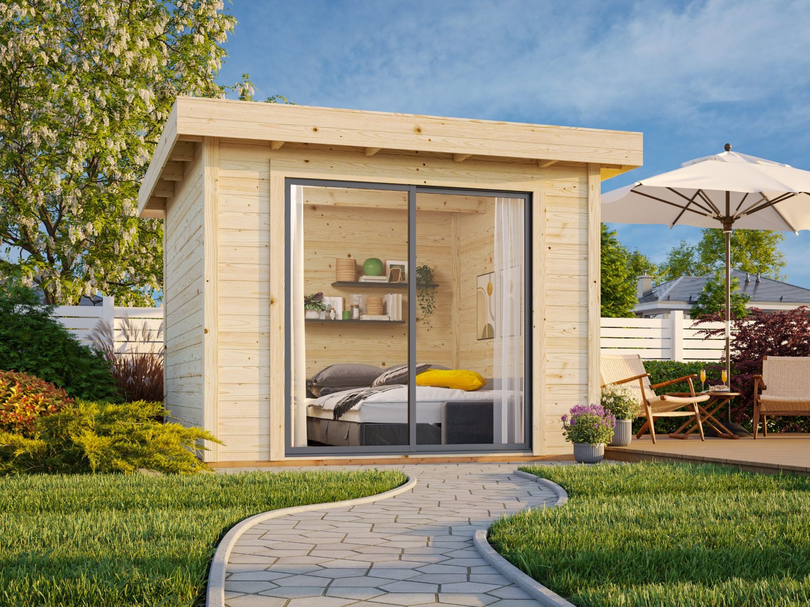 Caseta de madera Lydia - 8,0 m2 4 Caseta de madera Lydia - 8,0 m2 - Imagen 3