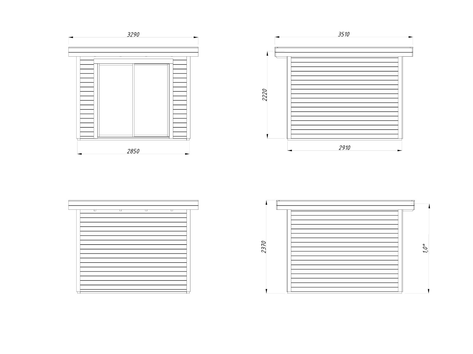 Caseta de madera Lydia - 8,0 m2 7 Caseta de madera Lydia - 8,0 m2 - Imagen 6