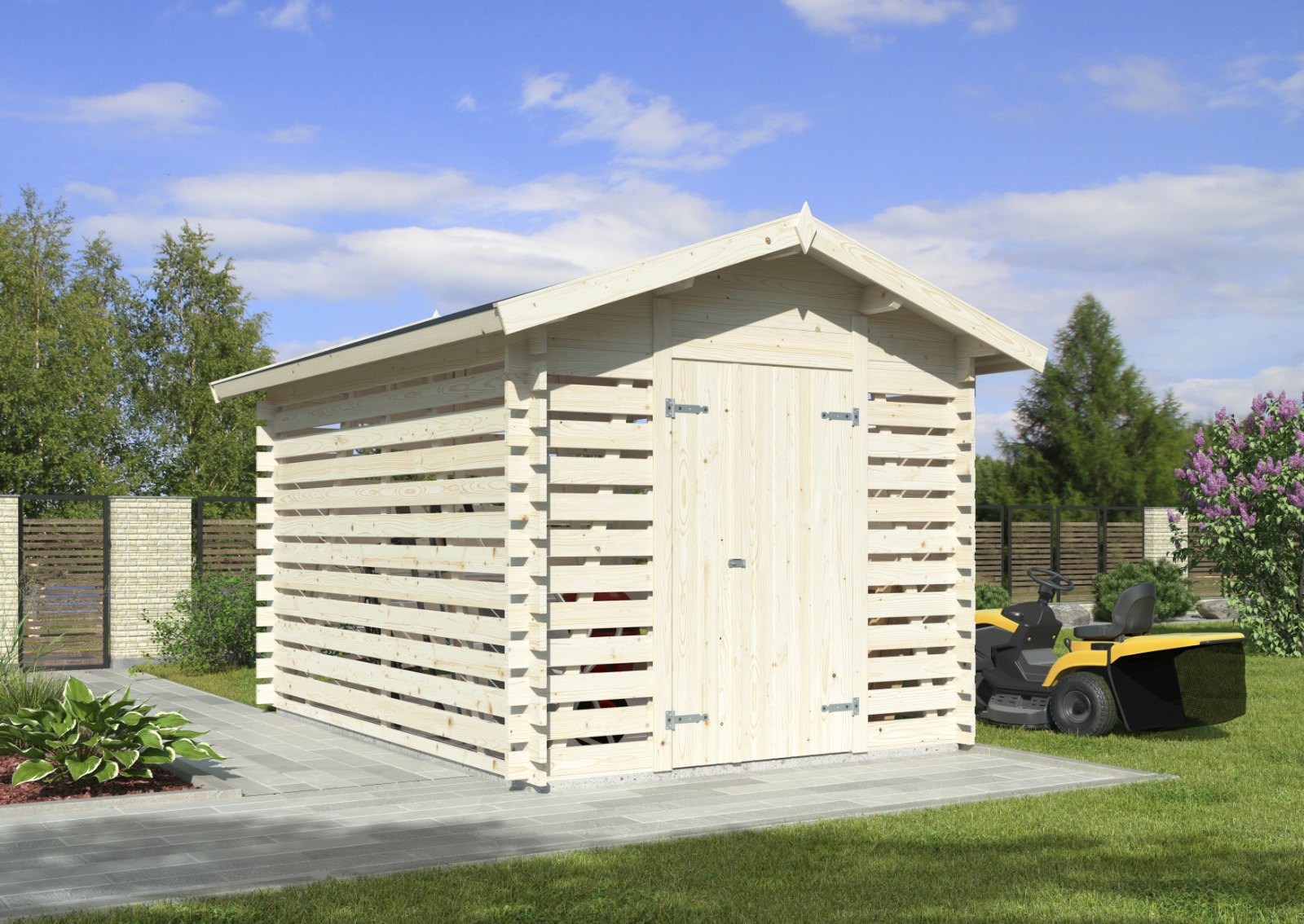 Caseta de madera Samuel - 8,4 m2 4 Caseta de madera Samuel - 8,4 m2 - Imagen 3