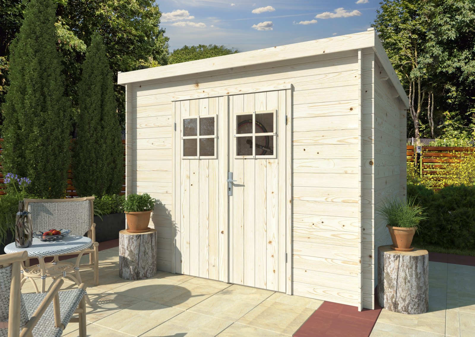 Caseta de madera Zoe 3 - 5,8 m2 4 Caseta de madera Zoe 3 - 5,8 m2 - Imagen 3