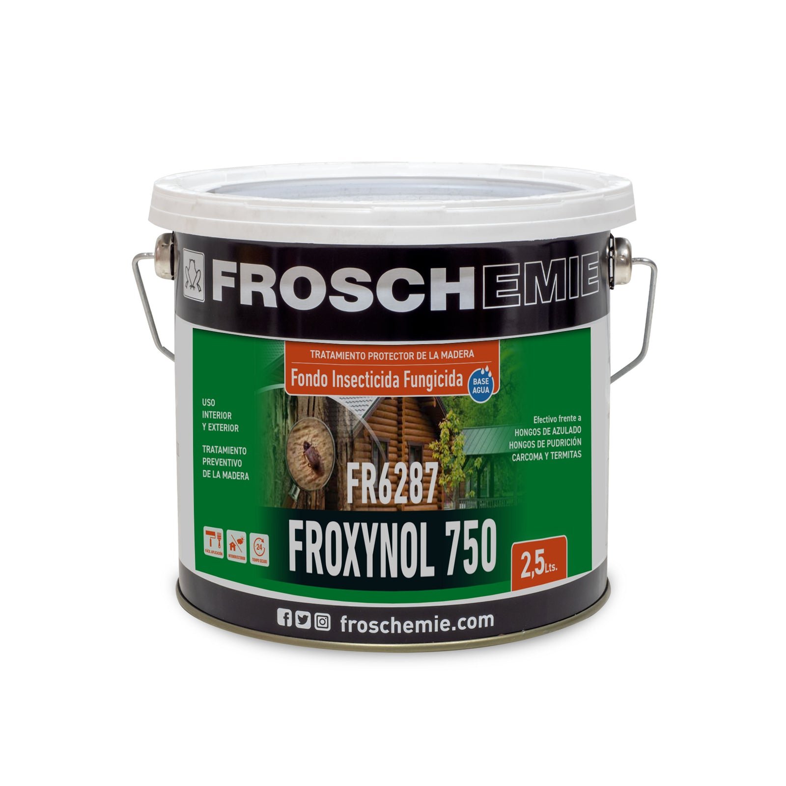 Protector insecticida y fungicida Froxynol 750 para madera 3 Protector insecticida y fungicida Froxynol 750 para madera
