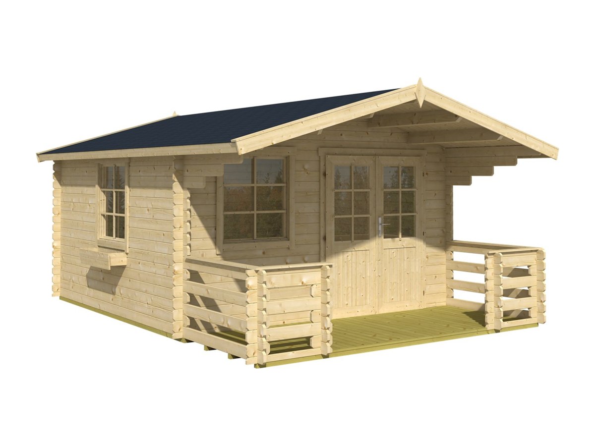 Caseta de madera Luna 2 - 12,56 m2