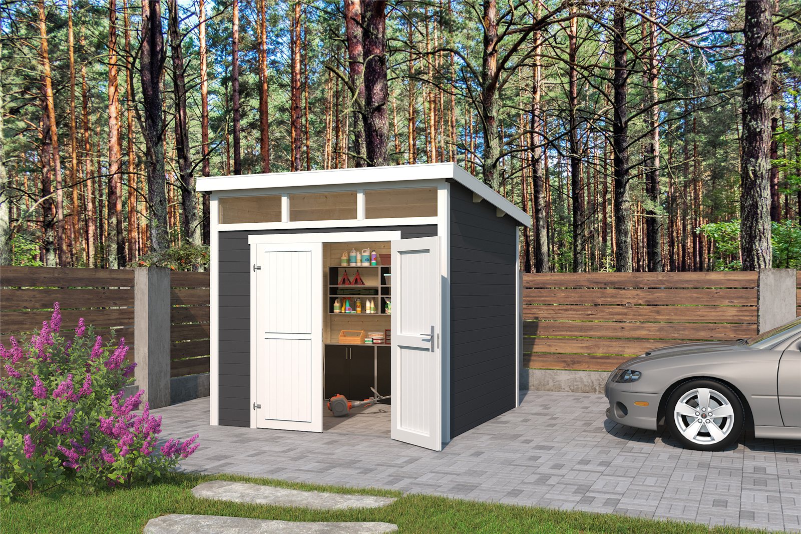 Caseta de madera Kibo 3 - 5,97 m2 4 Caseta de madera Kibo 3 - 5,97 m2 - Imagen 3