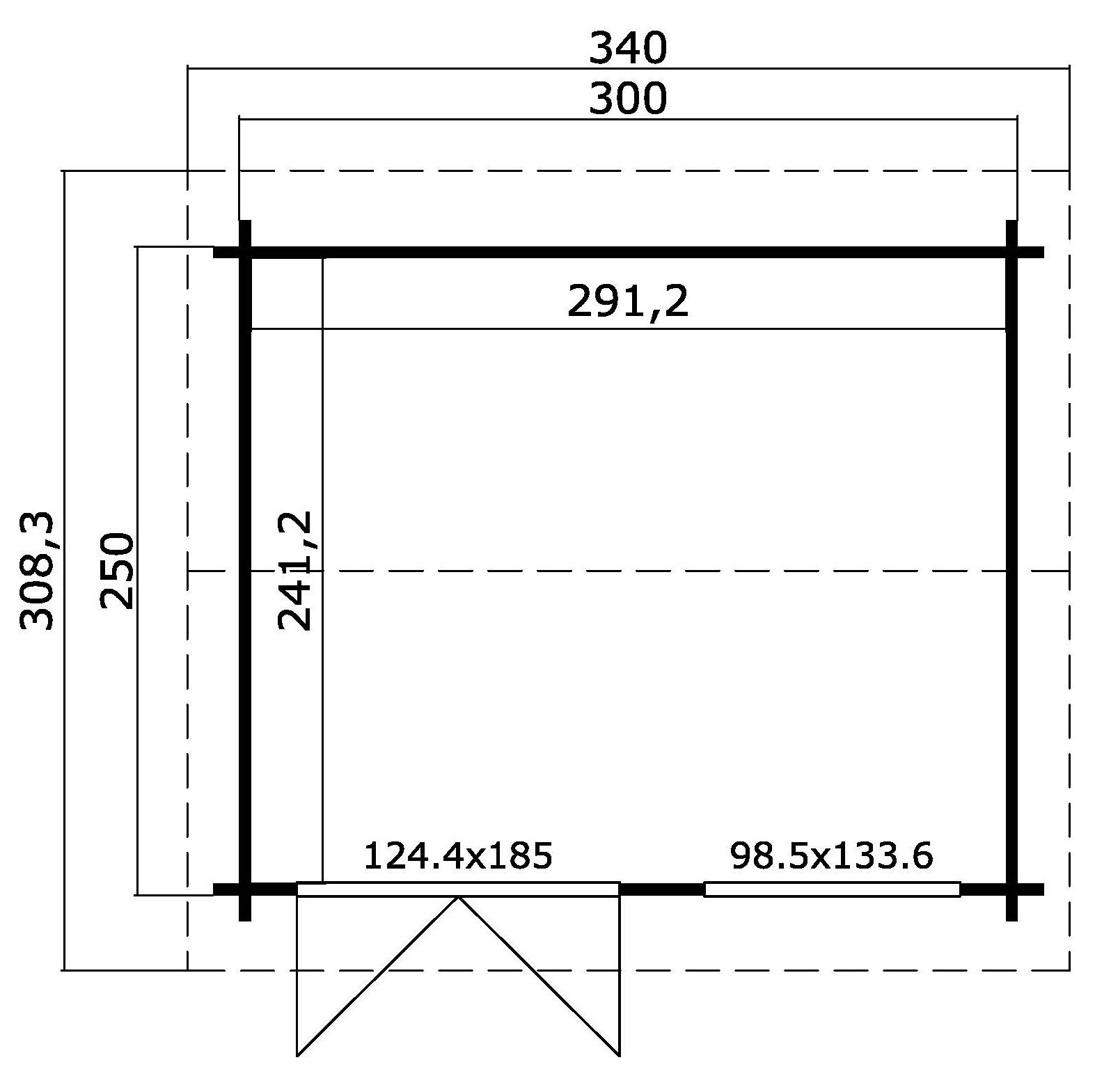 Caseta de madera Alex - 7,02 m2 3 Caseta de madera Alex - 7,02 m2 - Imagen 2