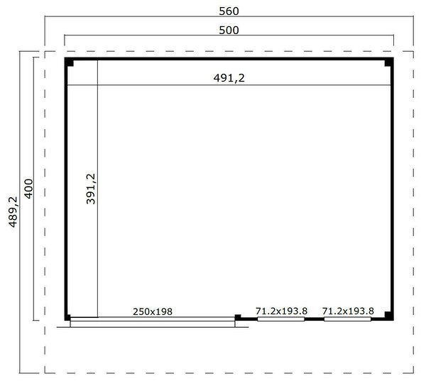 Caseta de madera Domeo 8 - 19,22 m2 3 Caseta de madera Domeo 8 - 19,22 m2 - Imagen 2