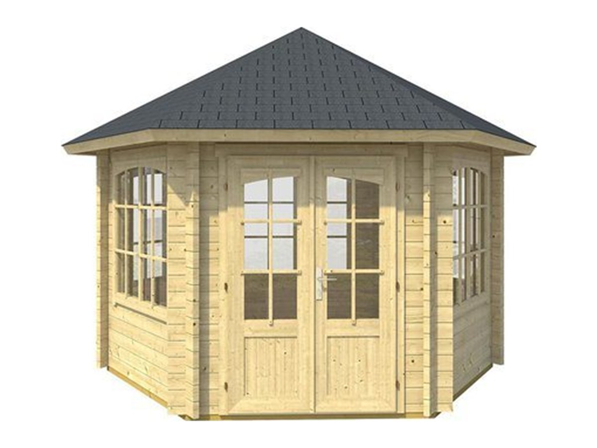 Cenador de madera Ilmenau - 7,5 m2