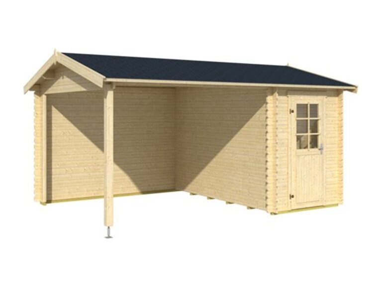 Caseta de madera Wibo 300 - 12,35 m2