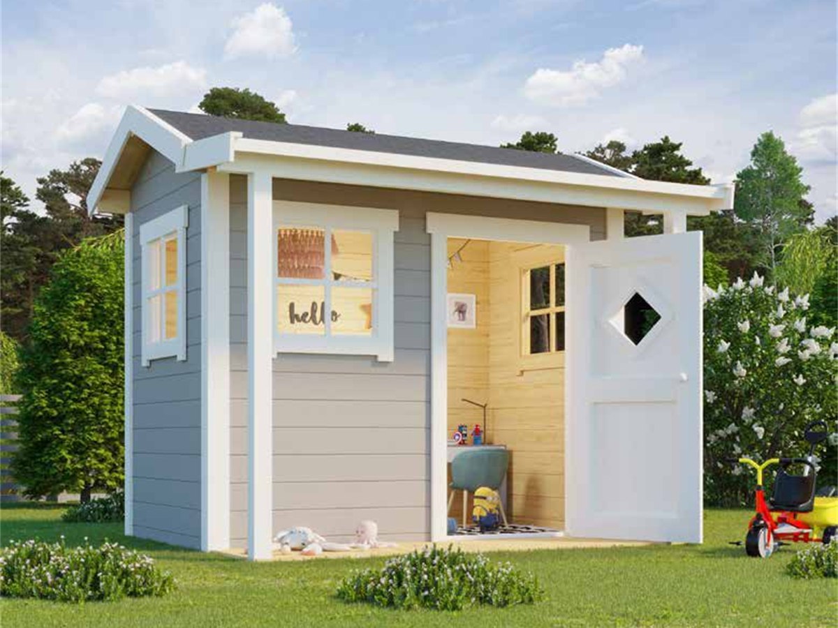 Casita infantil de madera Pingo - 2,28 m2