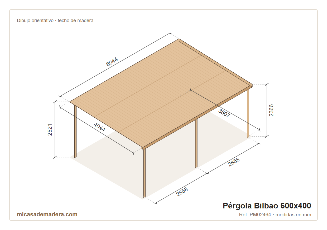 Pérgola de madera Bilbao – 300×300 a 600×400 9 Pérgola de madera Bilbao – 300×300 a 600×400 - Imagen 8