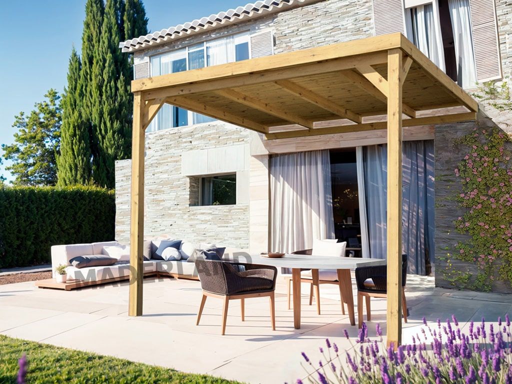 pergola madera castellon