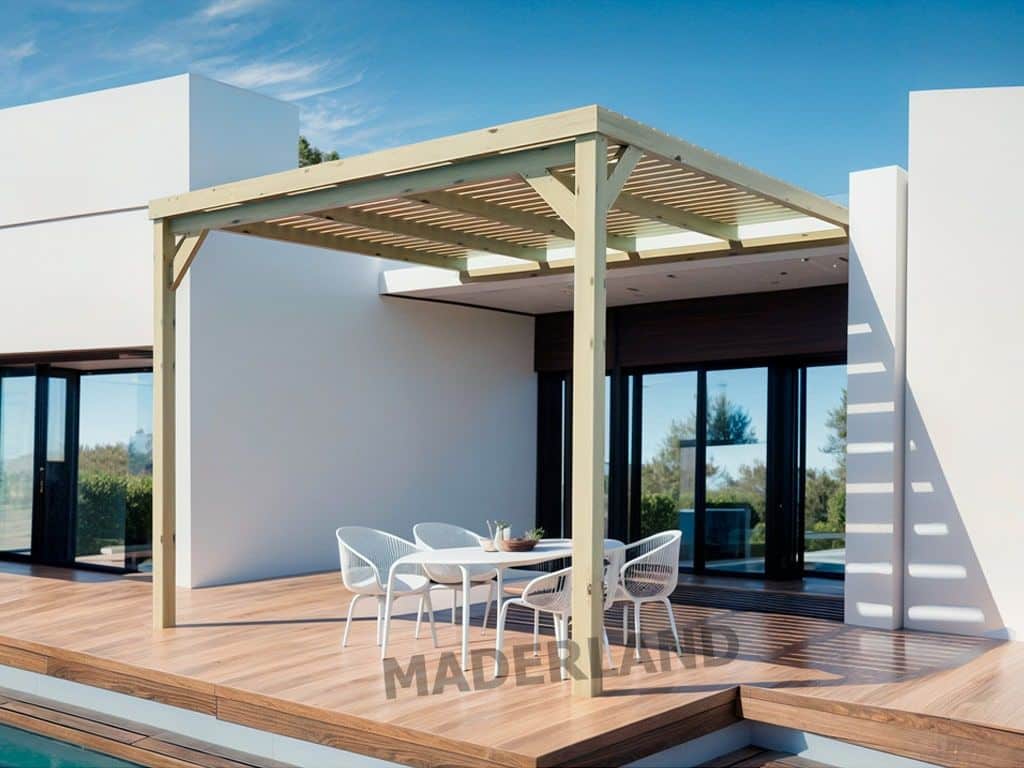 pergola madera gandia