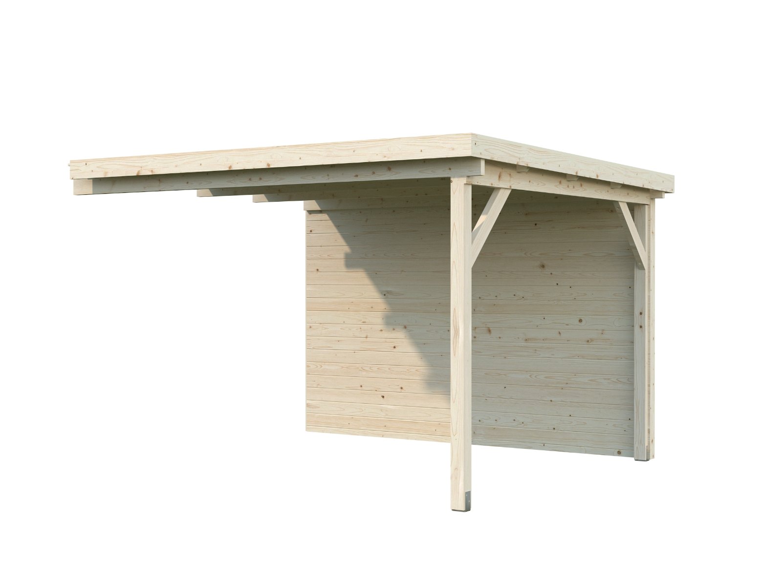 porche de madera para casetas lya 8 7 m2 palmako 1