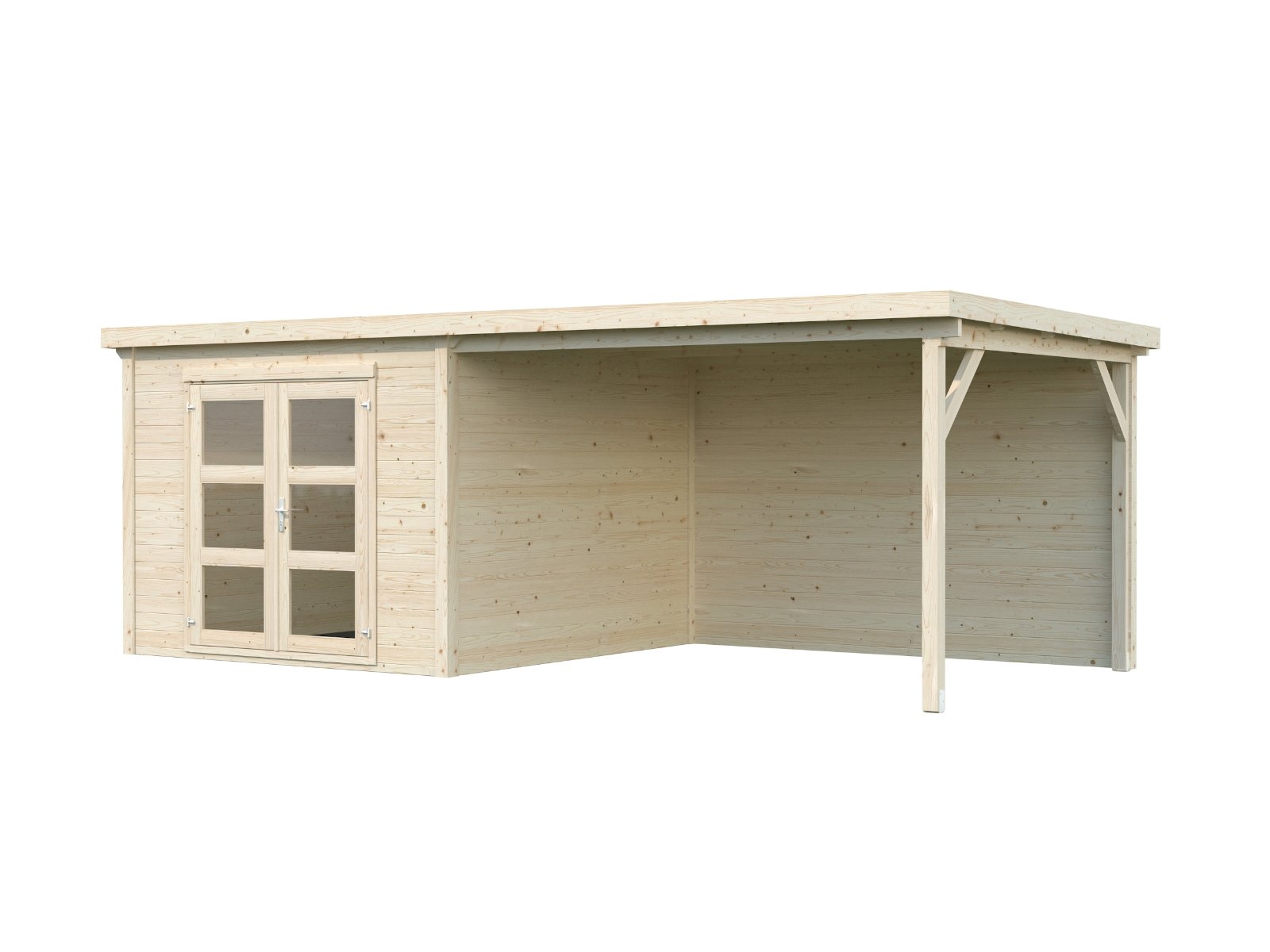Porche de madera para casetas Lya - 8,7 m2 4 Porche de madera para casetas Lya - 8,7 m2 - Imagen 3