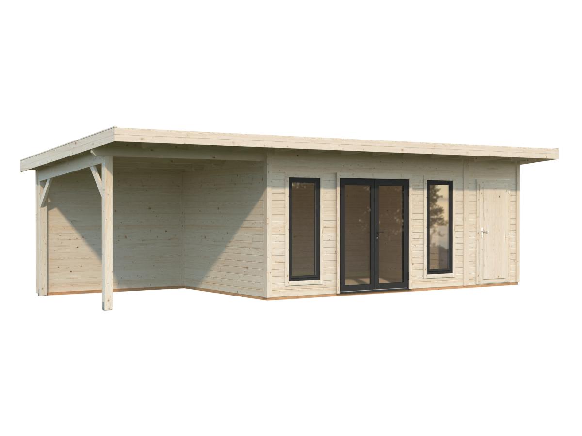 Caseta de madera Aurelia 16,7+7,9 m2