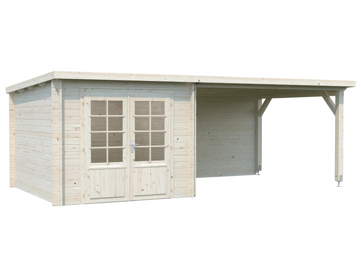 Caseta de madera Ella 6,9+10 m2