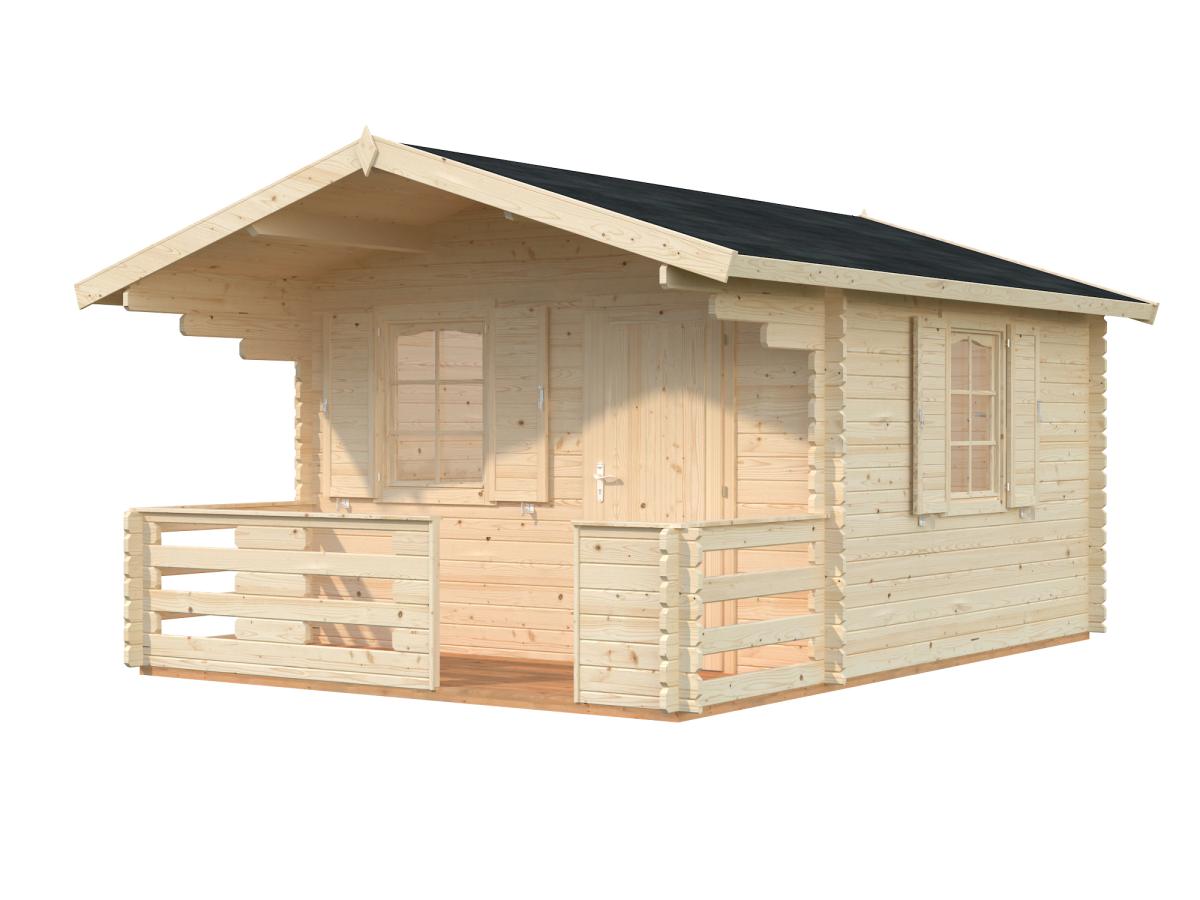 Caseta de madera Emma 10,4+4,2 m2