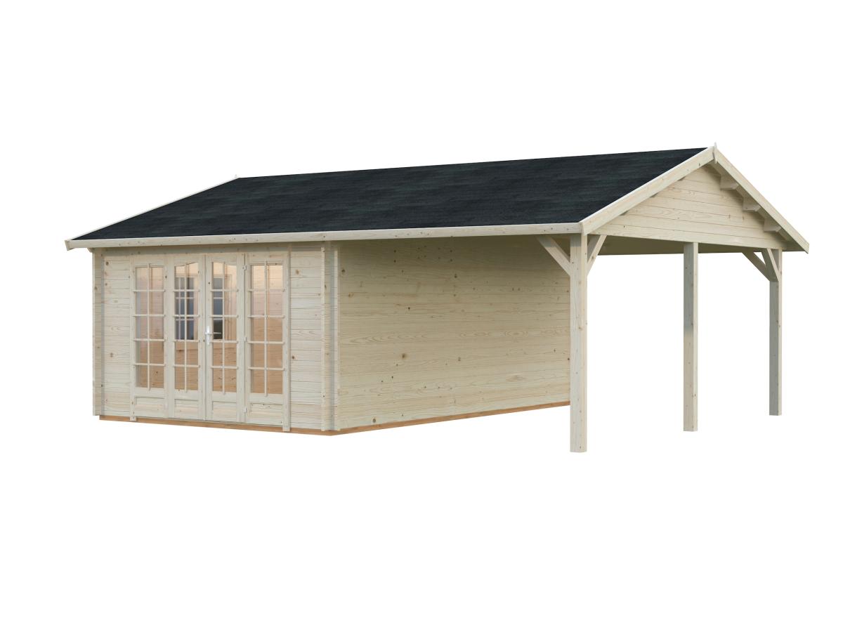 Caseta de madera Irene 19,0+16,2 m2