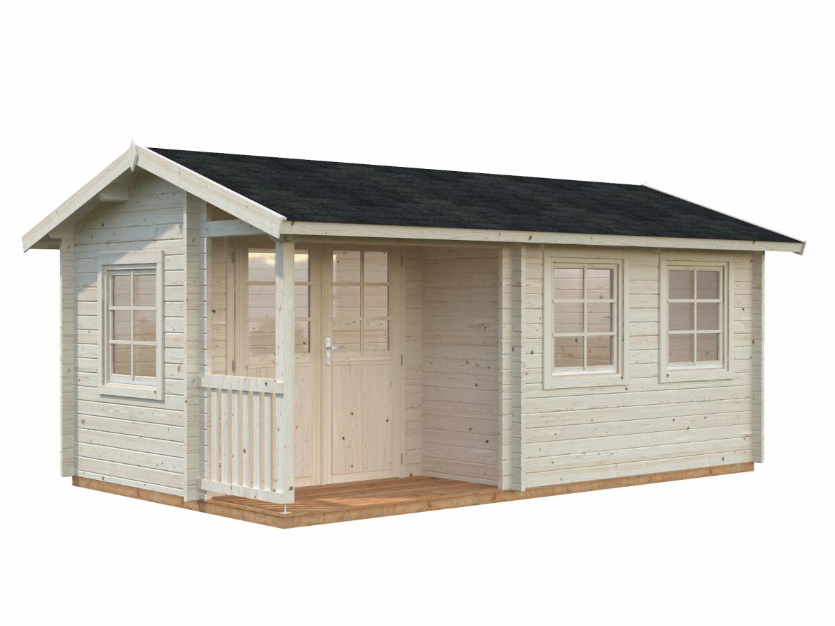 Caseta de madera Susanna 12,4 m2