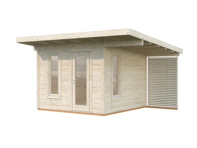 Caseta de madera Grace 8,1+4,1 m2