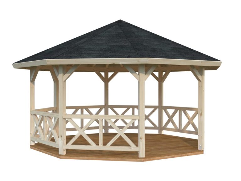 Cenador de madera Betty 18 m2