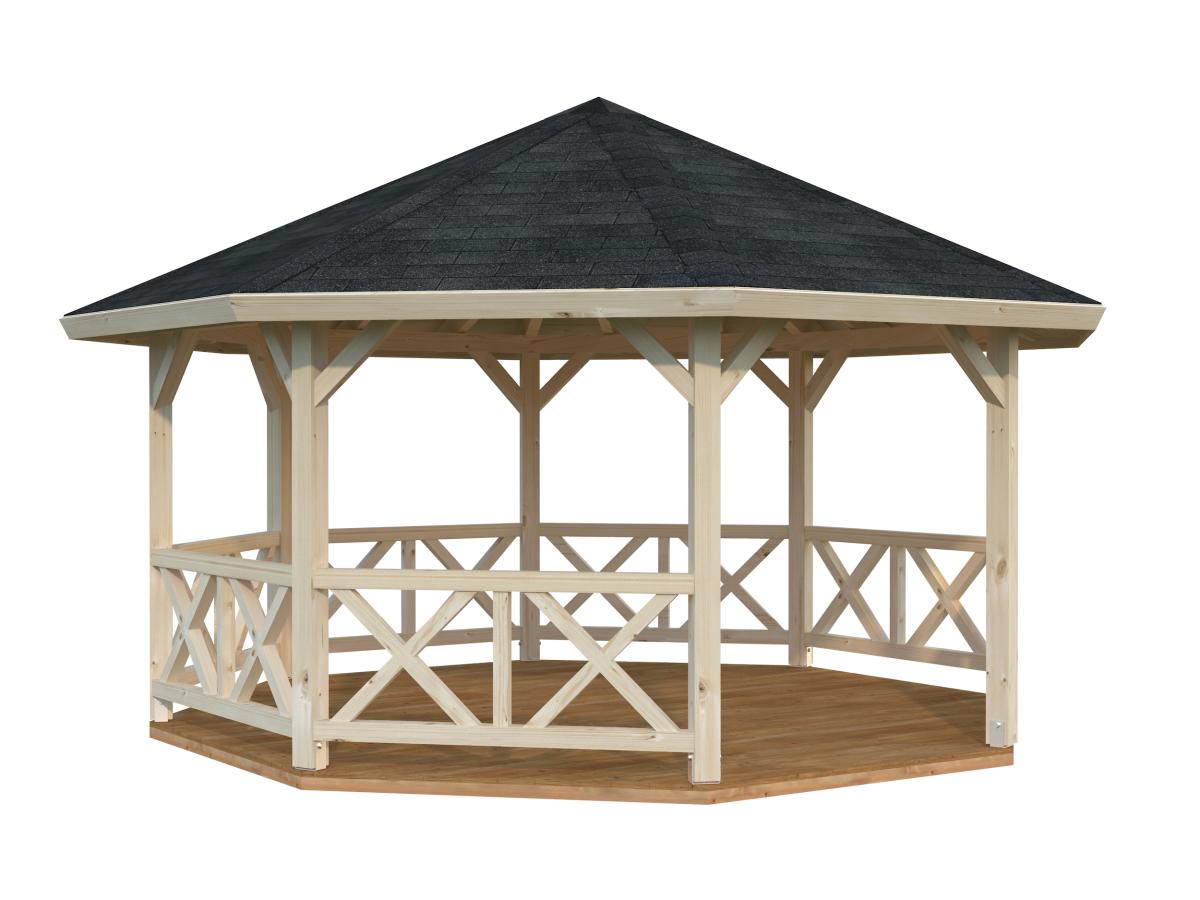 Cenador de madera Betty 18 m2