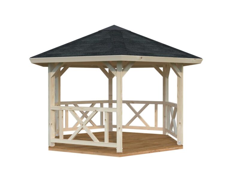 Cenador de madera Betty 9,9 m2