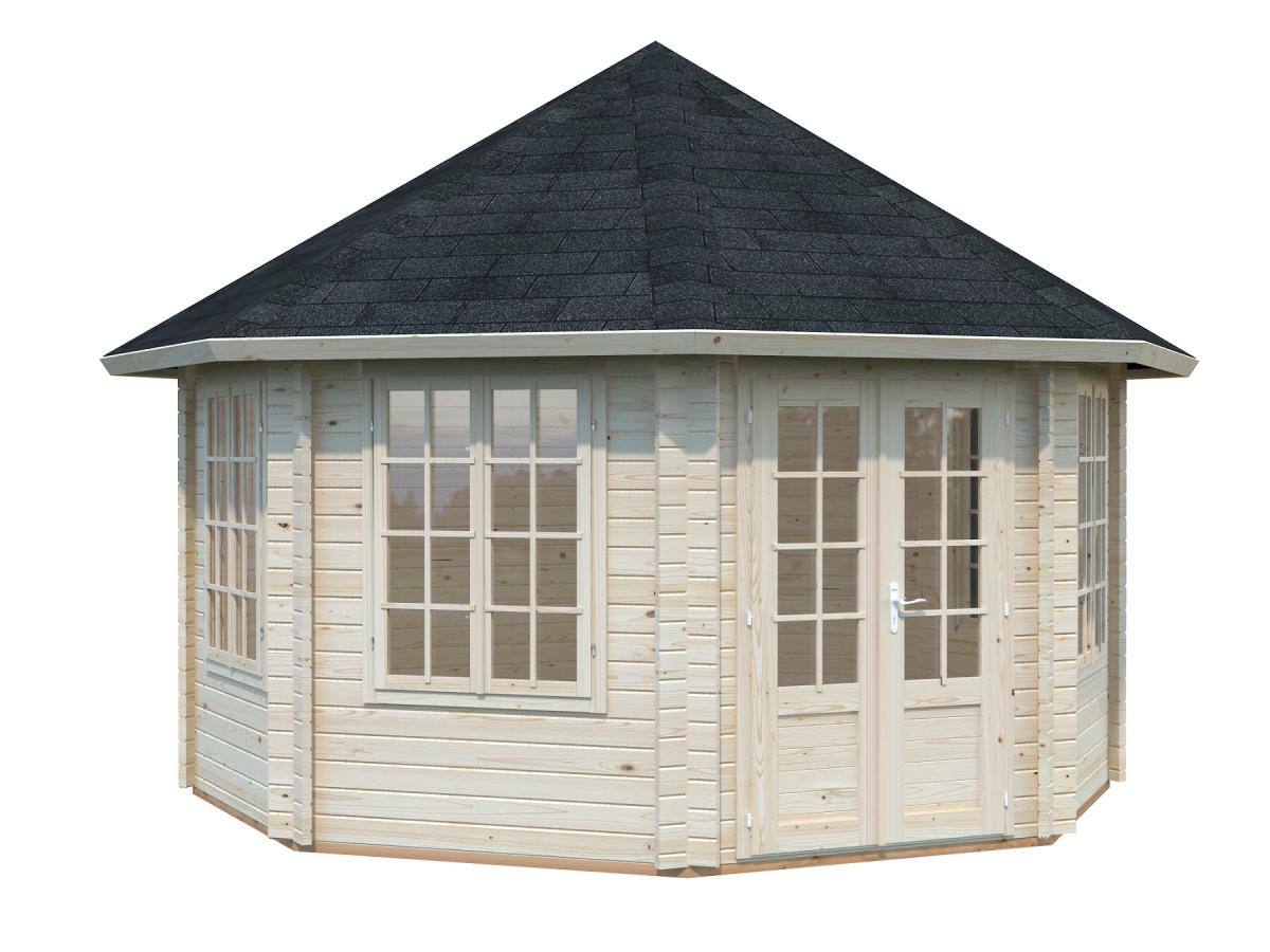 Cenador de madera Hanna 14,1 m2