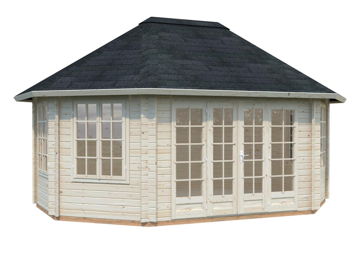 Cenador de madera Hanna 20,3 m2