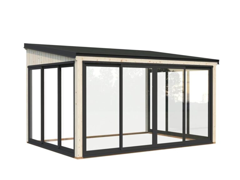 Cenador de madera Lumi 11,6 m2