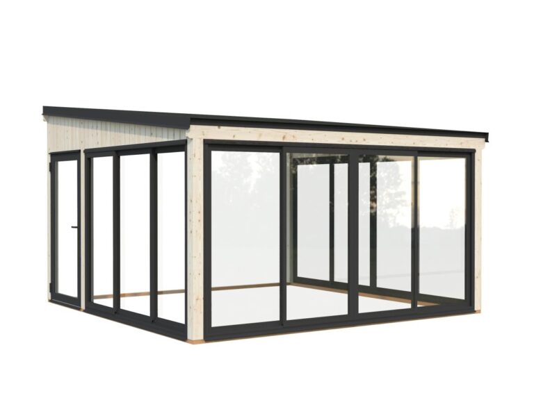 Cenador de madera Lumi 16,6 m2