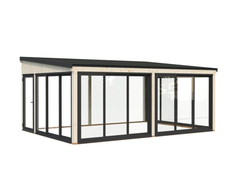 Cenador de madera Lumi 23,3 m2