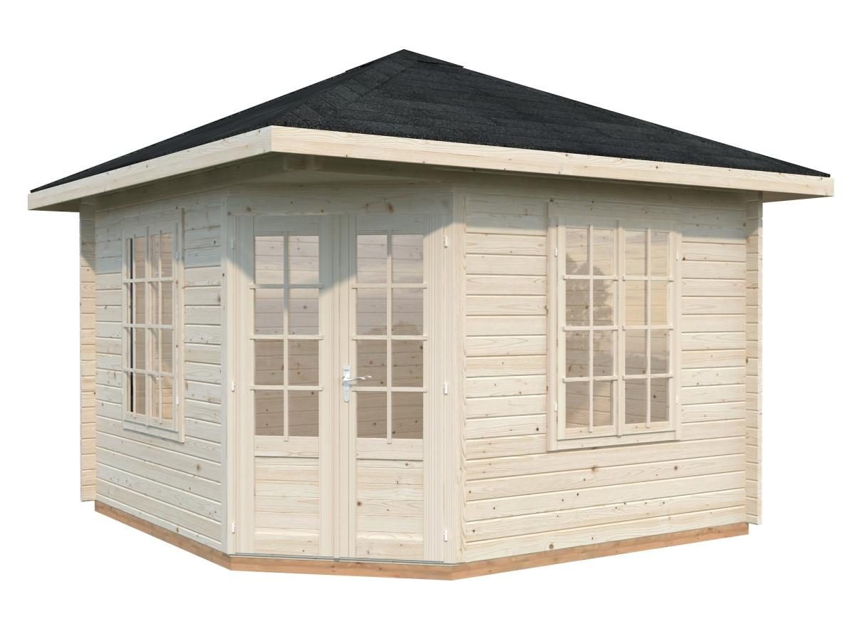 Cenador de madera Melanie 9,9 m2