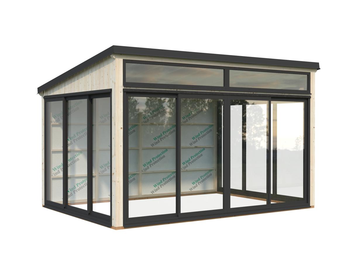 Cenador de madera Saga 11,6 m2