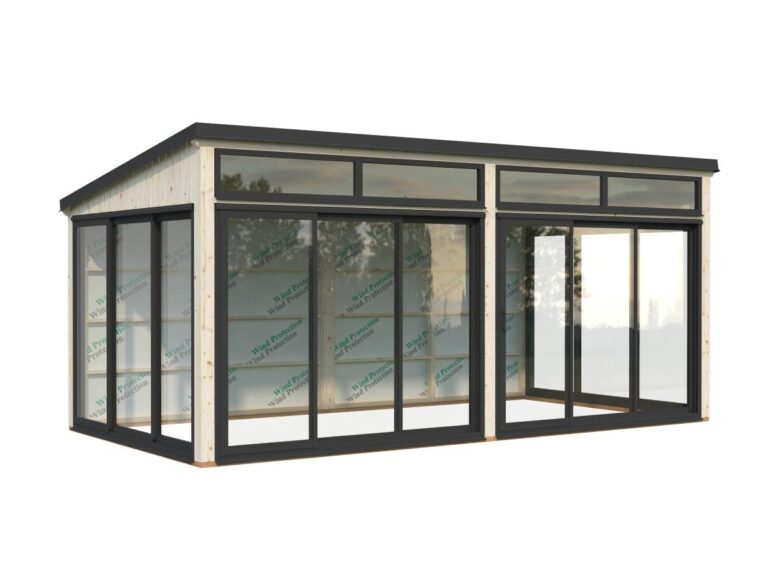 Cenador de madera Saga 16,2 m2