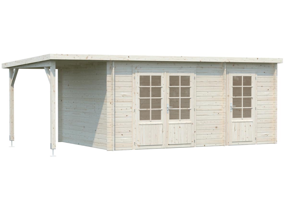 Caseta de madera Ella - 13,1+3,9 m2 14 Caseta de madera Ella 13,1+3,9 m2