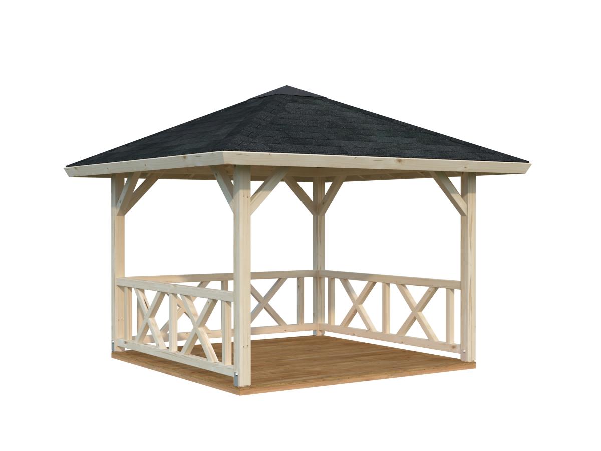 Cenador de madera Betty - 9 m2 11 Cenador de madera Betty 9 m2