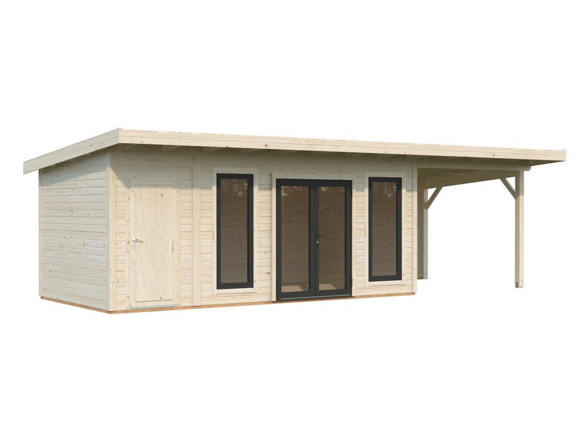 Caseta de madera Aurelia - 16,7+7,9 m2 8 Caseta de madera Aurelia 16,7+7,9 m2