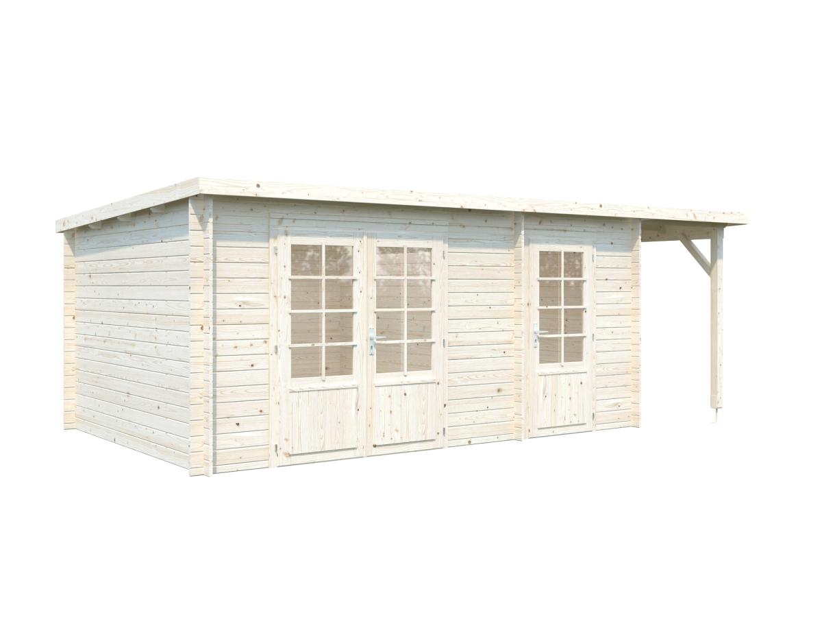 Caseta de madera Ella - 13,1+3,9 m2 8 Caseta de madera Ella 13,1+3,9 m2