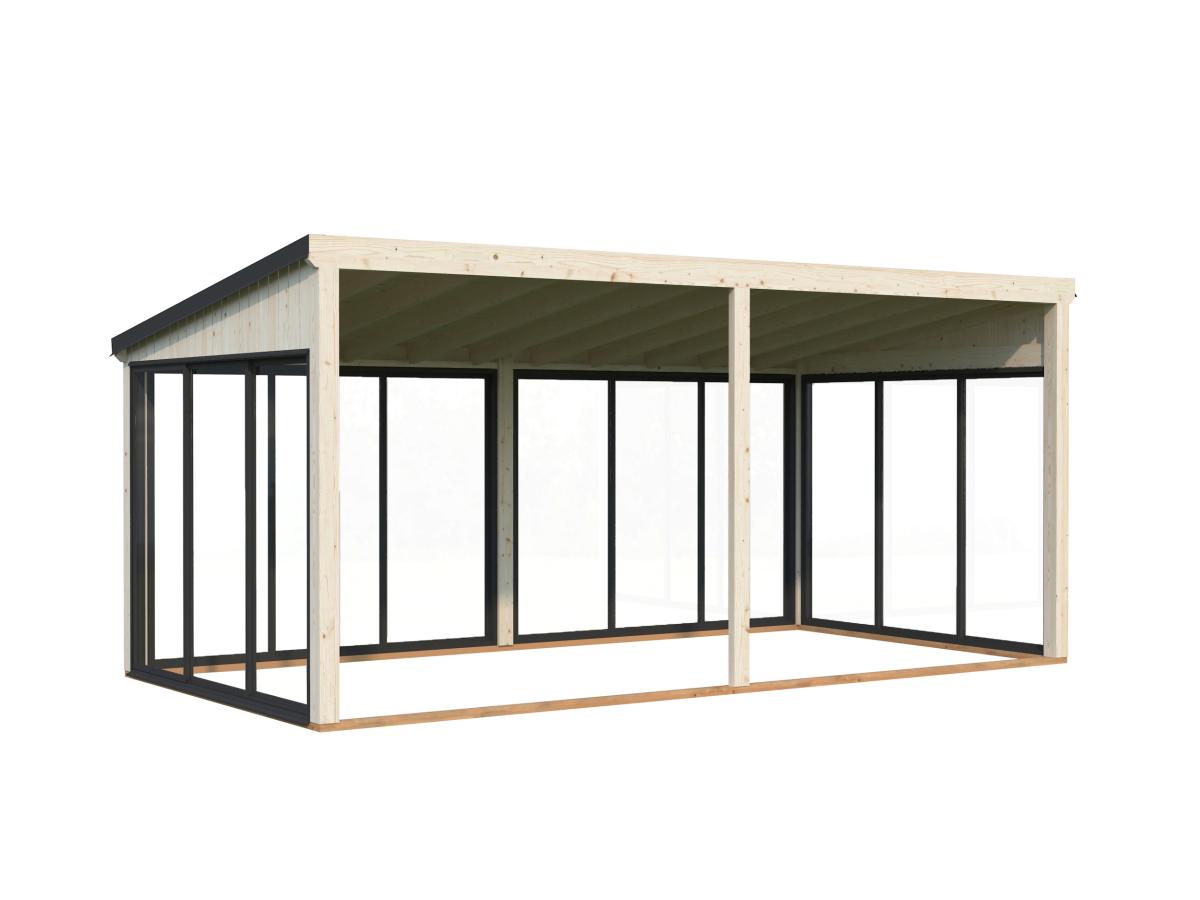 Cenador de madera Lumi - 16,2 m2 8 Cenador de madera Lumi 16,2 m2