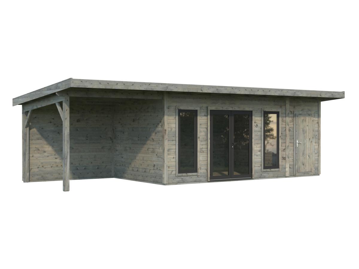 Caseta de madera Aurelia - 16,7+7,9 m2 13 Caseta de madera Aurelia 16,7+7,9 m2